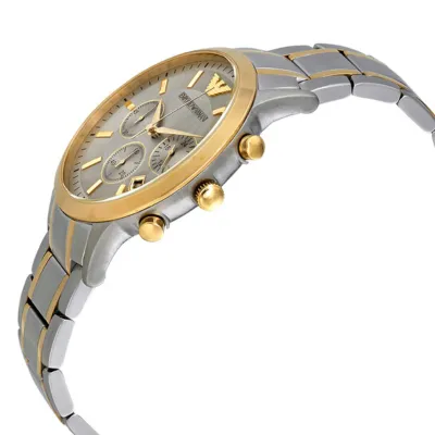 Emporio Armani Renato Chronograph Silver Dial Men's Watch